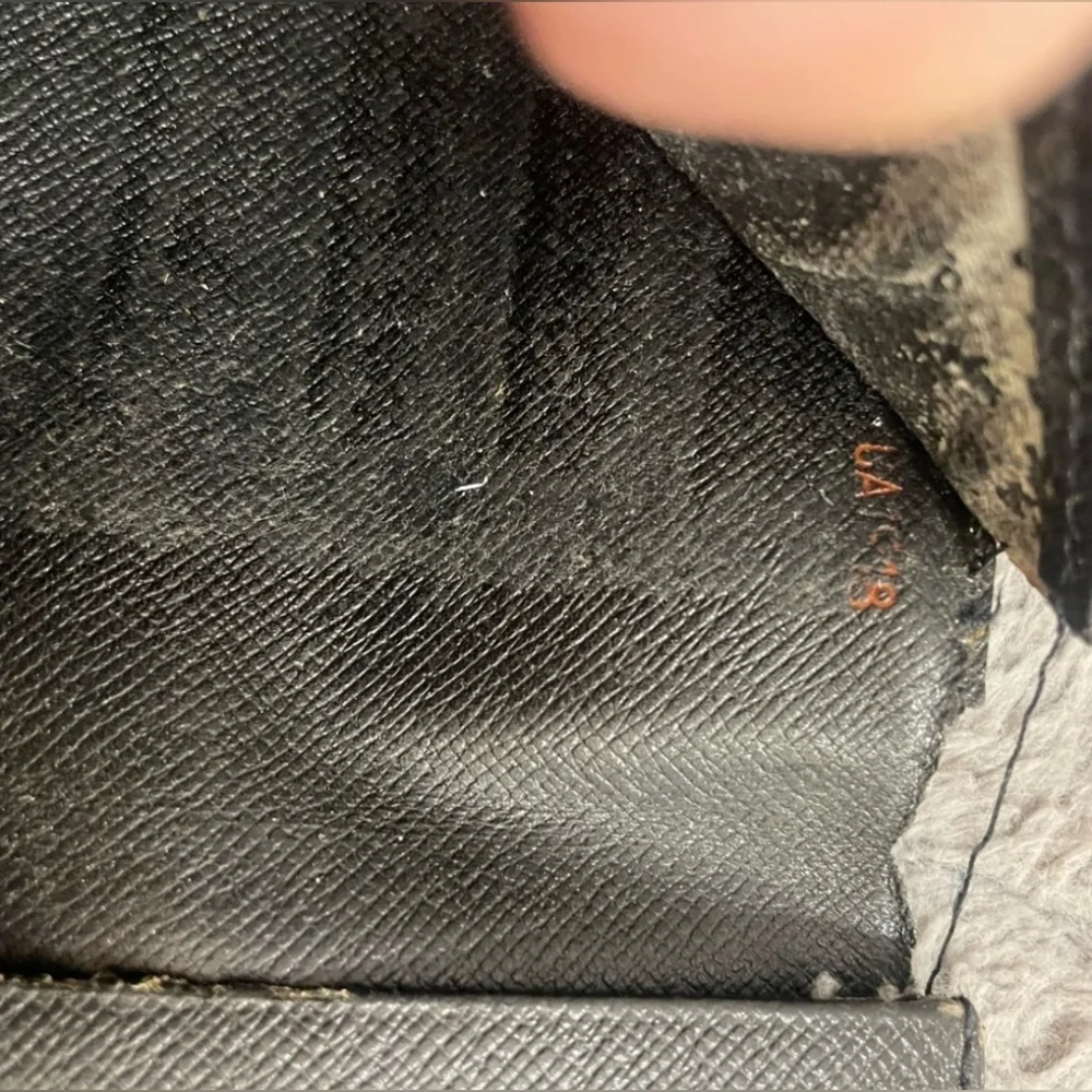 Louis Vuitton Epi Leather Long Bifold Wallet Black